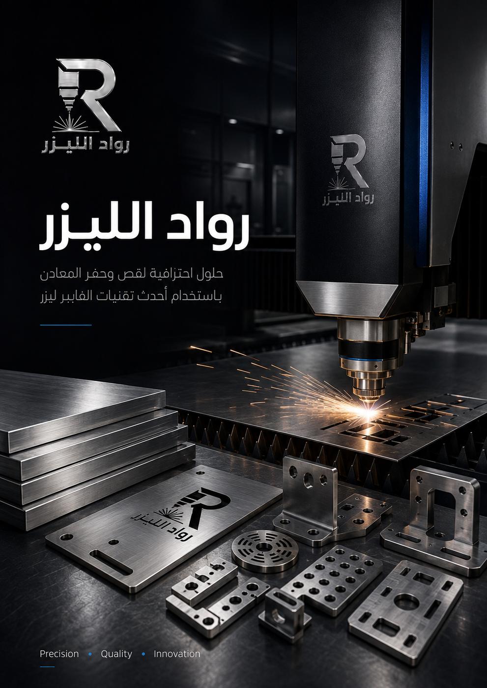 قطع معدنية مقصوصة بالليزر بفتحات وأشكال دقيقة